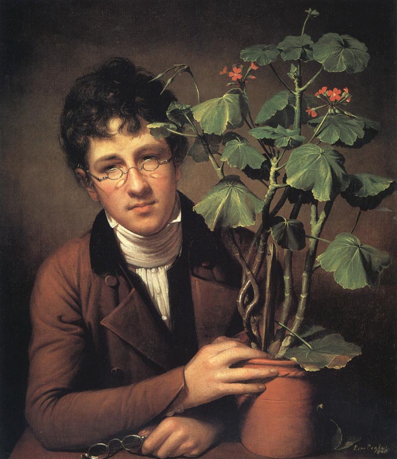 Rembrandt Peale Rubens Peale with a Geranium